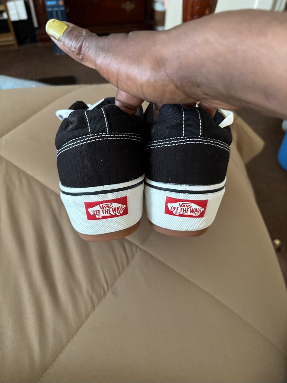 Vans Black Canvas Low-Top Sneakers - Picture 9 of 9